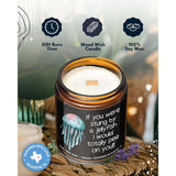 Funny Friendship Candle, If You Were Stung By A Jellyfish, Funny Gifts For Friends Adult Humor, Best Friends Gifts For Friend Women Unique, Birthday, Christmas, Gift-Ready