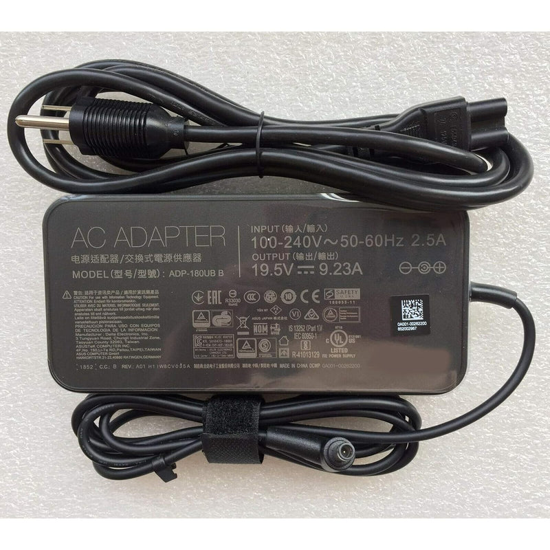 19.5V 9.23A 180W 6.0X3.7Mm Ac Power Adapter Charger For Asus Rog Gl504 S7C Gl7