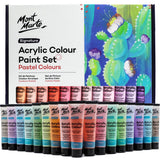 Acrylic Colour Pastel Paint Set Signature 48Pc X 36Ml (1.2 Us Fl.Oz), Creamy Pastel Acrylic Paint Set, Good Coverage, Semi-Matte Finish, Ideal For Most Art And Craft Surfaces.