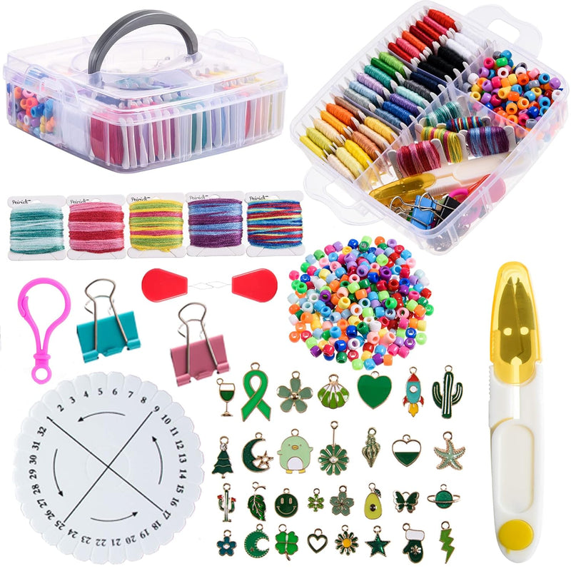 Friendship Bracelet String Kits, Includes 42 Colors Embroidery Floss With Orga