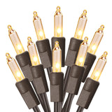 Clear Christmas Lights, 69.6Ft 300Ct Incandescent Christmas Lights, Connectable Outdoor Mini Tree Light Xmas Fairy Light
