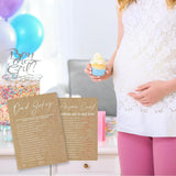 Kraft Paper Baby Shower Games, 30 Minimalism Dad Jokes Game Cards With 1 Answer Card For Boy Or Girl, Gender Reveal, Baby Shower Game Activity, Party Favors And Supplies-16