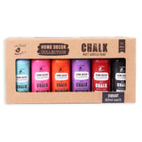 Chalk Paint Set - Matte Acrylic Painting Supplies For Diy Crafts, Furniture, Indoor Outdoor - Multisurface, Non Toxic, 60Ml Bottles, Vibrant
