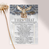 Magic Owl Bridal Shower Games - This Or That Game - 25 Card Pack - Fun For Graduation Parties, Rehearsal Dinners & Birthdays - Black & Gold Halloween Wizard Or Witch Design