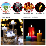 AGPTEK Timer Tea Lights,24 Pack Flameless Timer LED Candles Battery-Operated Tealight Candles No Flicker Long Lasting Tealight with Auto On/Off for Wedding Holiday Party Home Decoration (Cool White)