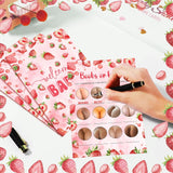 Pink Berry Sweet Baby Shower Decorations, 30Pcs Strawberry Baby Shower Games, Boobs Or Butts Baby Shower Game, Baby Shower Party Games Supplies & Activities