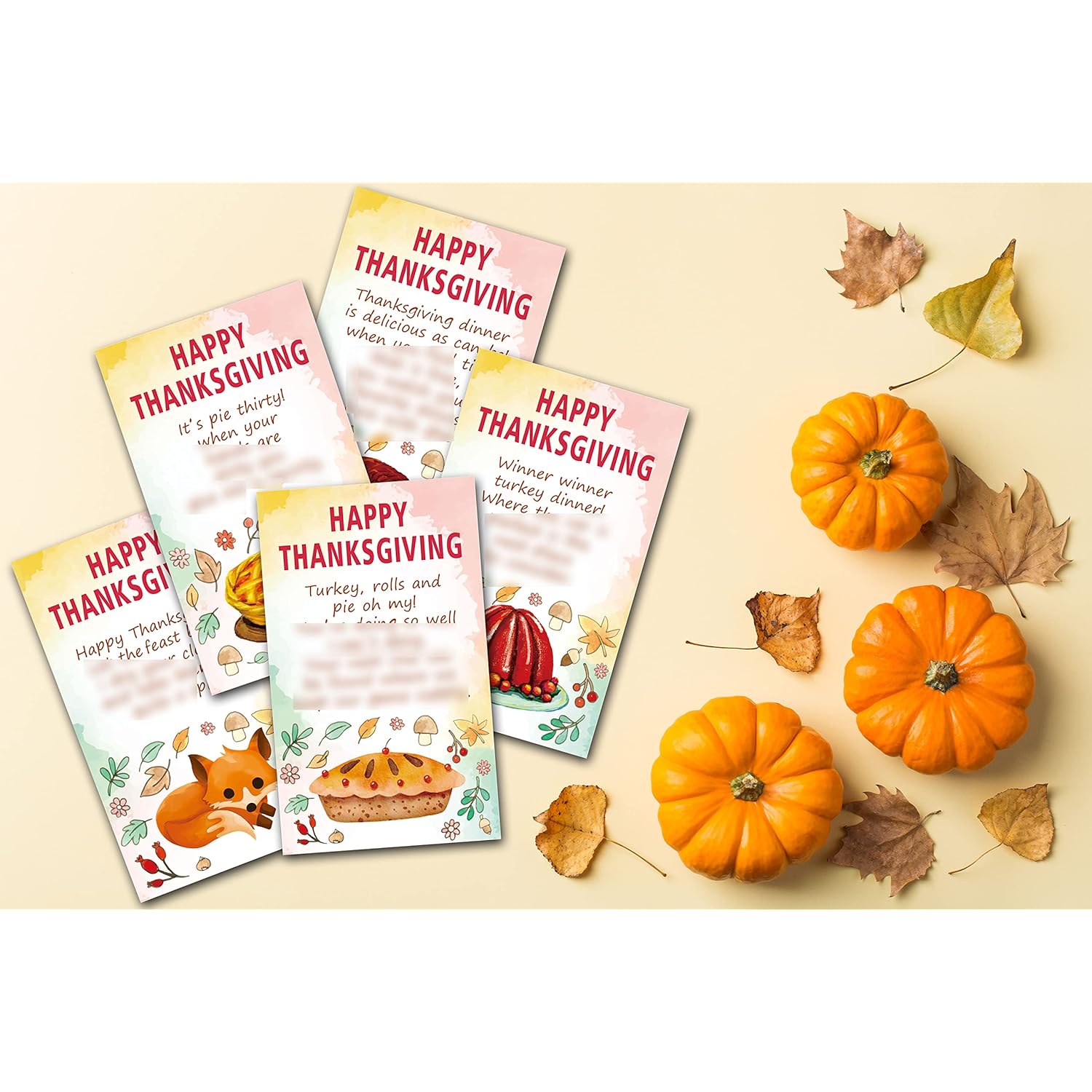 Thanksgiving Scavenger Hunt Clues Card, 2.1 X 3.5 Inches Cards, Double Side Fall Game Card, Thanksgiving Activity, Turkey Game