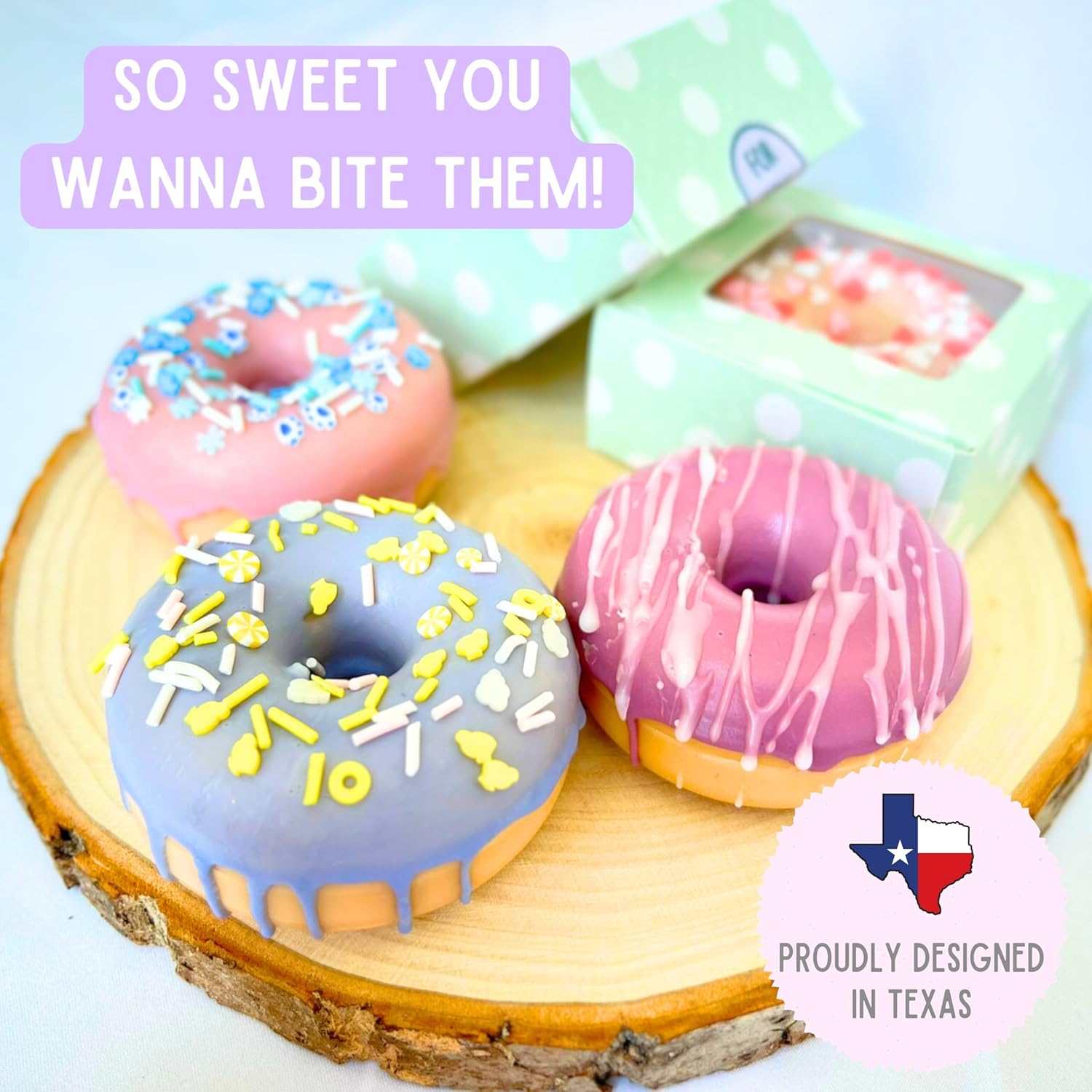 Diy Donut Soap Making Craft Kit For Kids, Teens, And Adults - Fun, Easy, Creative - Large Soap Donuts - Perfect Birthday & Holiday Gift - Unique, Mess-Free, All-In-One Kit (Donut)