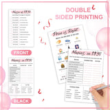 90Th Birthday Party Games Set Of 4 Games For 20 Guests 1934 Birthday Party Games Back In 1934 Games Double Sided Cards Bundle Birthday Party Supplies For Adults Pack Of 40 Cards