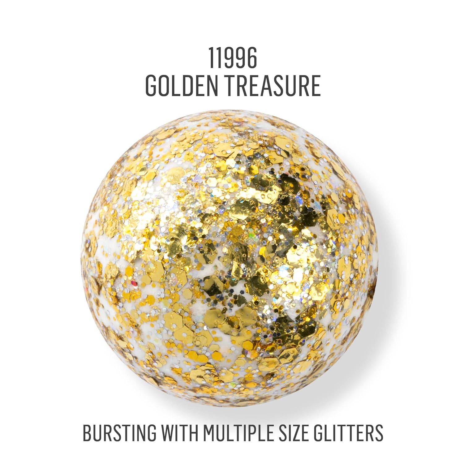 FolkArt Glitterific Pop Acrylic Craft Paint, Golden Treasure 2 fl oz Premium Glitter Finish Paint, Perfect for Easy to Apply DIY Arts and Crafts, 11996