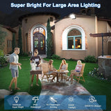 150W LED Flood Light Outdoor 18000LM 5000K Dusk to Dawn Adjustable Commercial Wall Pack Lighting IP65 Waterproof