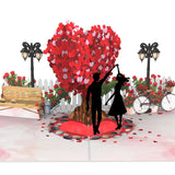 3D Pop Up Card For Valentine'S Day, Anniversary, Wedding - Happy Anniversary Card For Her, Him, Wife & Husband - Romantic 1 Year Anniversary Card 6"X8" - Unique Wedding Gift