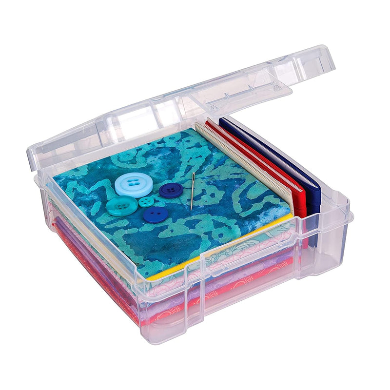 6953Ab Clearview 6" X 6" Box Art & Craft Organizer, [1] Plastic Storage Case,