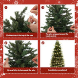 Christmas Lights 33Ft 100 Led Warm String Fairy Twinkle Lights With Flexible Iron Wire For Indoor Outdoor Christmas Tree