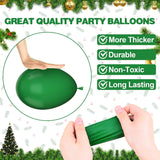 Christmas Balloons, Burgundy Red Green Gold Balloons Snowflake And White Latex Merry Christmas Xmas Party Balloons For Christmas Birthday New Year Carnival Party Decorations And Supplies