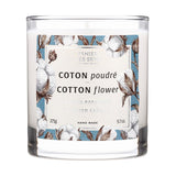 Panier des Sens – Cotton Scent – Long Lasting Scented Candle for Home Decor – Gift Idea – 100% Natural Cotton Wick – Premium Wax Blend – Large Candles – Home Gifts – French Craftsmanship - 9.7oz