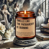 Anti-Patriarchy Candle, Feminist Gifts, Empowerment, Womens History Month, International Womens Day Liberal Gifts For Feminists Activist Lesbian Woman, Women'S Right, Feminism Girl Power Decor