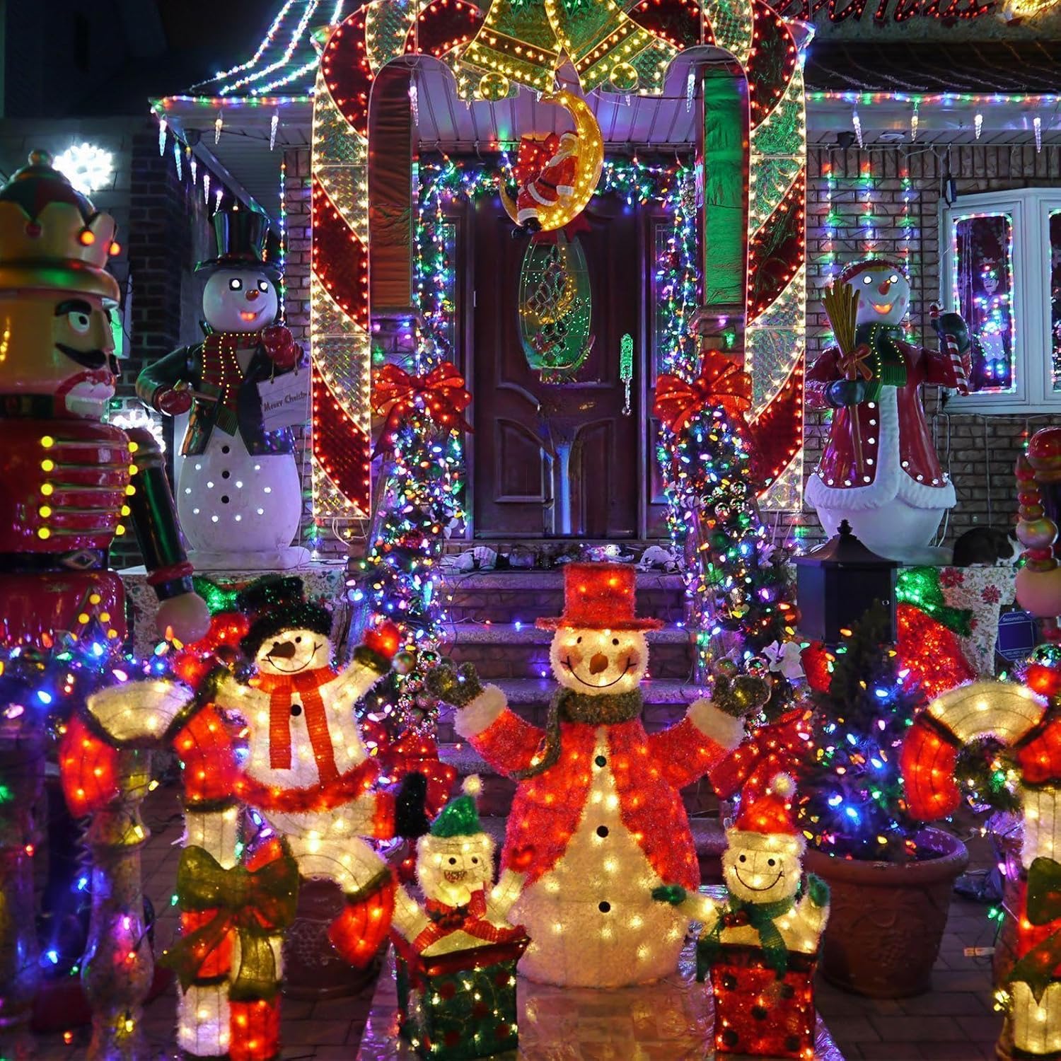 100 Pieces Christmas Holiday Light Hangers With Gutter Guard, Stainless Steel Light Gutter Hook Clips For Outside Grid Hooks Metal Wire Ornament Hanger For String Party Hanging Decor(Silver)