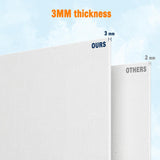 9X12 Canvas For Painting - Artist-Grade Blank Canvases Boards & Panels, Premium White Flat Canvas Bundle For & Adults (12 Pack)