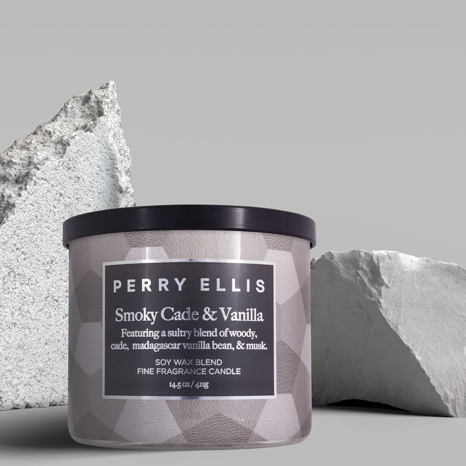 Perry Ellis Candle Scented Candles, Smoky Cade & Vanilla Soy Candle