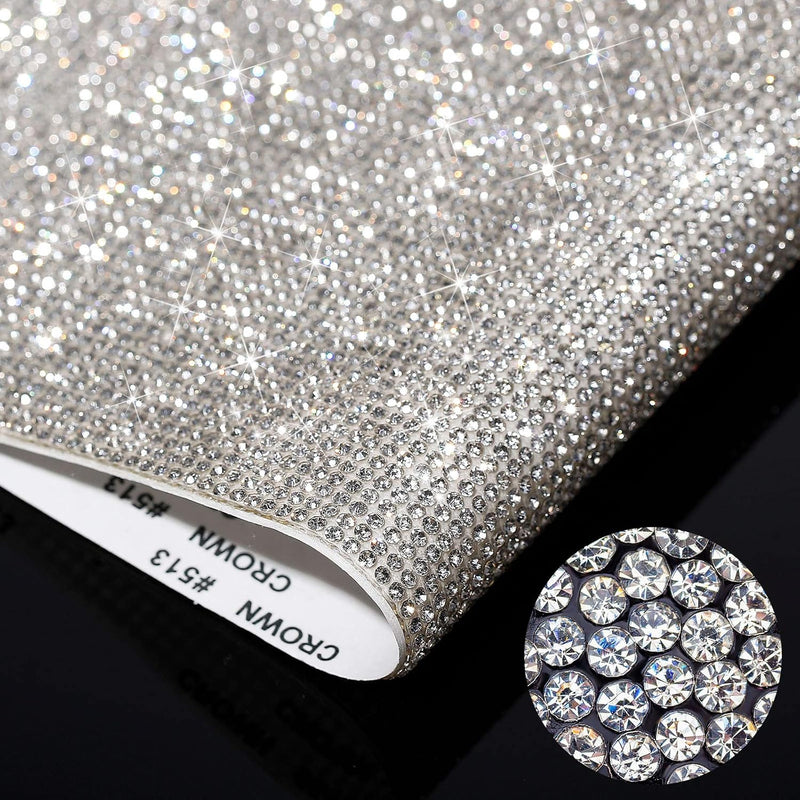 32000 Pieces Bling Crystal Rhinestones Sheet Diy Self-Adhesive Glitter Rhinest