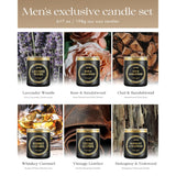 Scented Candles Gift Set - 6 Pack Men Candles For Home Scented, 42 Oz Soy Candle For Men, 300 Hour Long Lasting Candle Set For Birthday, Father'S Day, Valentine, Christmas, Anniversary