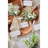 Boutonniere For Men Wedding,Artificial Greenery Boutineers For Wedding Ceremony Anniversary, Formal Dinner Party And Rustic Spring Wedding Marriage (10, Fresh Green)