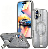 Frosted Matte Phone Case For Apple iPhone 17 and iPhone 18 Titanium Gray Slim Fit Cover