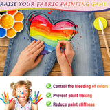 Fabric Medium, 8.45Oz Professional Effects Fabric Painting Acrylic Fluid Medium, Improves Acrylic Paint Adhesion To Fabrics, Textiles For Diy Clothing, T-Shirts, Shoes, Jeans, Bags