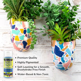 DecoArt ACRYLIC PATIO PAINT FAN FAVORITES SAMPLER SET, Assortment, 2 Fl Oz (Pack of 18)