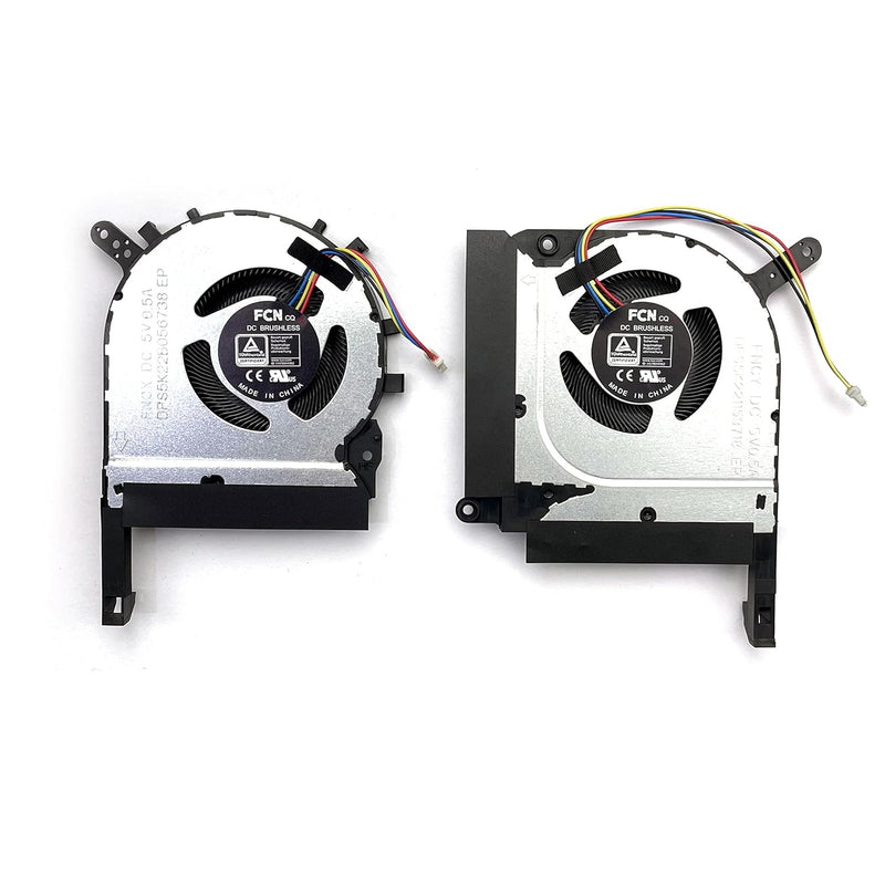 New Cpu+Gpu Cooling Fan Replacement For Asus Tuf A15 A17 Fa706Q Fa506Q Fa506Qr