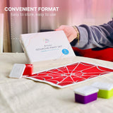 Gouache Paint Set 9 Basic Colors (50Ml/1.7Oz) Cups With Lids | Intense Pigments, Refillable (9 Pcs.)