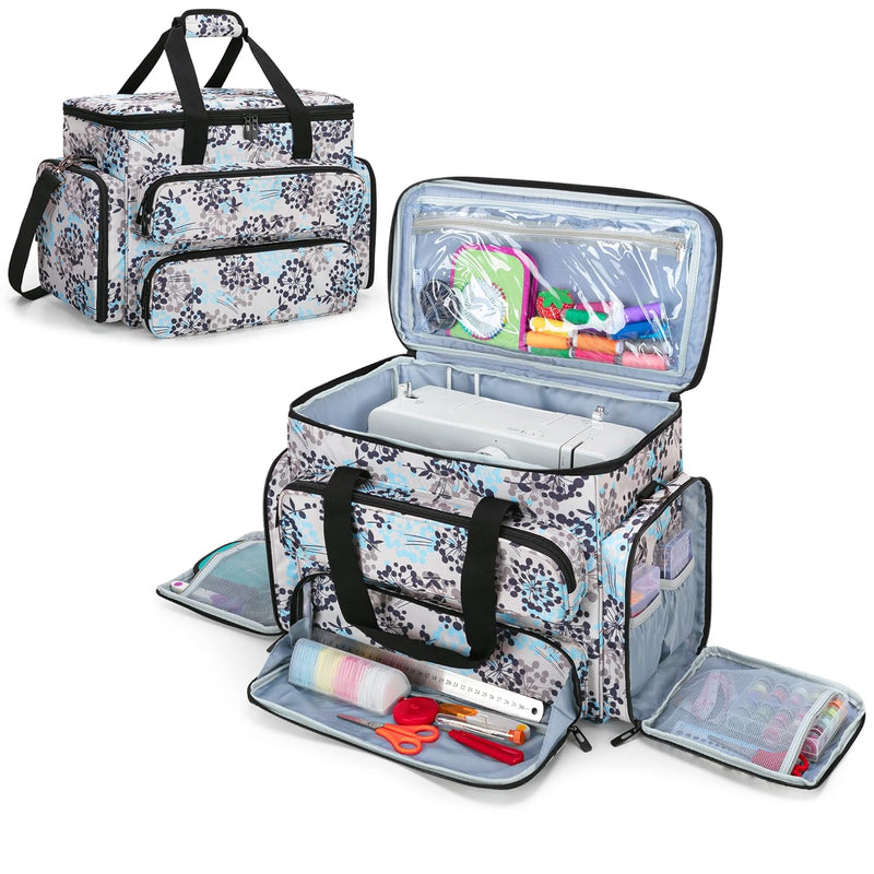 Sewing Machine Carrying Case For Most Standard Sewing Machine, Portable Travel