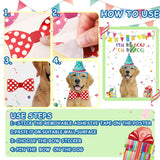 38 Pcs Pin The Bow On The Puppy Dog Party Games Give A Bow Pin Dog Poster With Blindfolds And Stickers For Puppy Themed Birthday Party Supplies Decorations