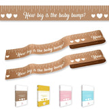 Funny Baby Shower Games For Girl Or Boy Activities, 2 Rolls, 2 Inches X 150 Feet, Kraft Tummy Measure, Fun & Easy Idea