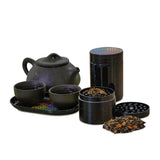 Bamboo Storage Box - Decorative Storage Box With Lid And Combo Lock - Bamboo Box With Accessories For Making Tea And Storing Herbs And Spices, Stronger Than The Wooden Box
