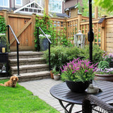 8Pcs Artificial Flowers For Outdoor Plants Faux Plastic Plant Fake Flower Uv Resistant Plants (Purple)