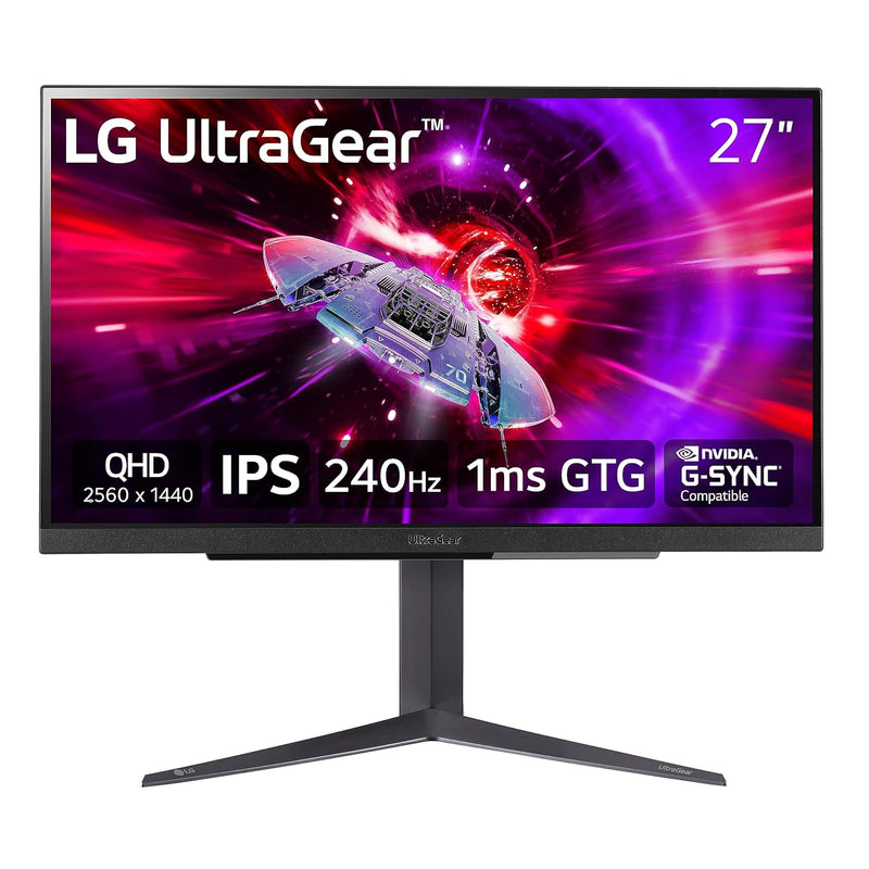 27" Ultragear Qhd (2560X1440) Gaming Monitor, 240Hz, 1Ms, Vesa Displayhdr 400,