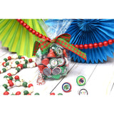 Ugly Sweater Christmas Holiday Party Kiss Sticker Labels, 300 Party Circle Sticker Sized 0.75” For Chocolate Drop Kisses By Amandacreation, Great For Party Favors, Envelope Seals & Goodie Bags