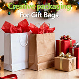 100 Sheets 20"X14" Red Tissue Paper Bulk For Gift Bags Wrapping Paper,Christmas Weddings Birthday Showers Arts Craft Party Favor Decoration