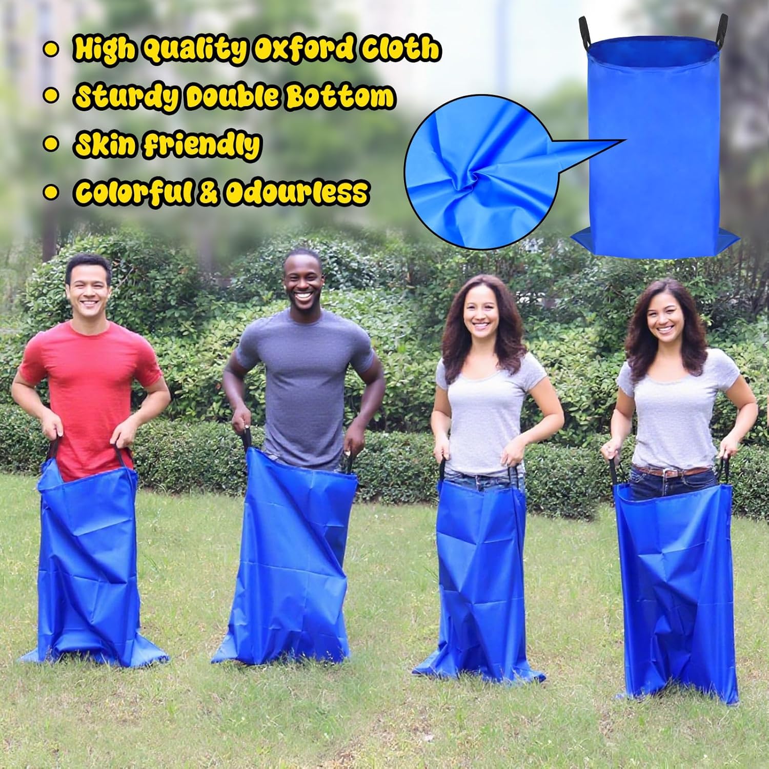 Outdoor Games, Potato Sack Race Bags, Baby Shower Games Funny Activities - Funniest Baby Shower Game Ever, Ice Breakers For Boy Or Girl