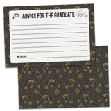 50 Pack Graduation Advice Cards - Advice For The Graduate, Graduation Party Supplies Favors, Graduation Decorations, Announcements Table Games,Graduation Wish Cards,4X6 Inches