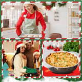 12 Pcs Christmas Pot Holders With Pocket Funny Pot Holders For Kitchen Hot And Oven Mitts Holiday Potholder Neighbor Gift Cookie Bag For Coworker Teacher Baking Cooking(Christmas, Red)