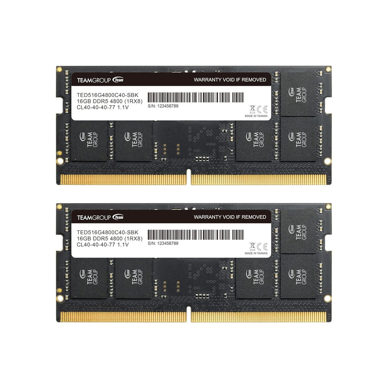 Elite Sodimm Ddr5 32Gb (2X16Gb) 4800Mhz (Pc5-38400) Cl40 Non-Ecc Unbuffered 1.