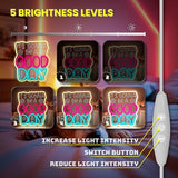 It’s Gonna Be a Good Day Neon Sign LED Wall Light Dimmable Acrylic Decor for Bedroom Living Room Bar