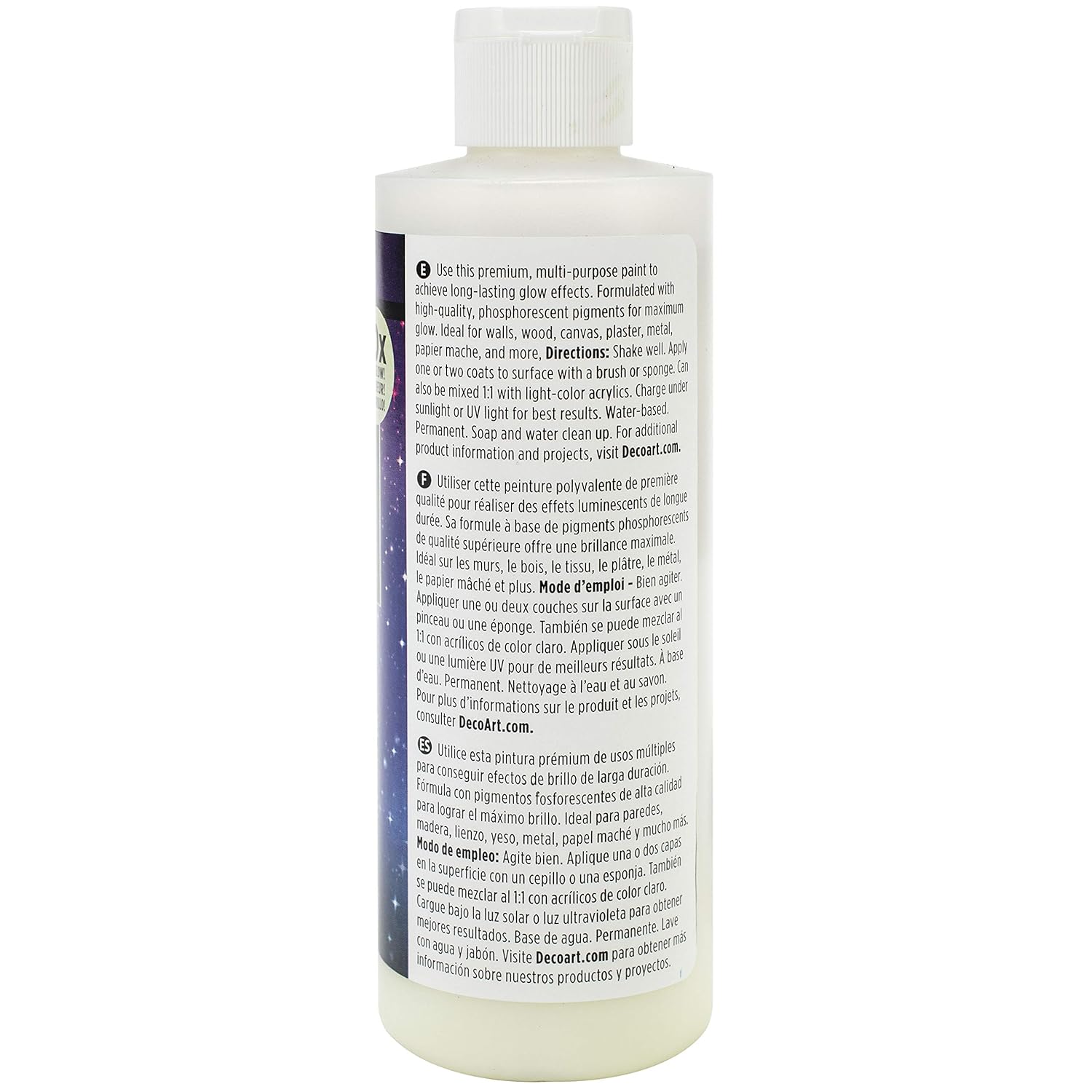 Deco Art Ultimate Glow-In-The-Dark Paint 8oz