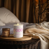 6.5Oz Candle, Coconut Apricot Wax Candle For Home (Tiare) Home Fragrance Products, 1 Wick Candle, Enhance Indoor Aroma, Vegan & Cruelty-Free, Clean Burning And Hand Poured Candle