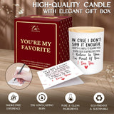 Valentines Day Gifts For Her Wife Girlfriend - Vanilla Lavender Romantic Candles 10 Oz - Engagement Gifts For Her Women, I Love You Anniversary Wedding Gift, Husband Birthday Gift For Him