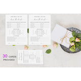 How Well Do You Know The Bride Game, Bridal Shower Questionnaire Cards, Who Knows The Bride Best, Minimalist Wedding Game, Bridal Shower Games, Bachelorette Party Games -Wktb01