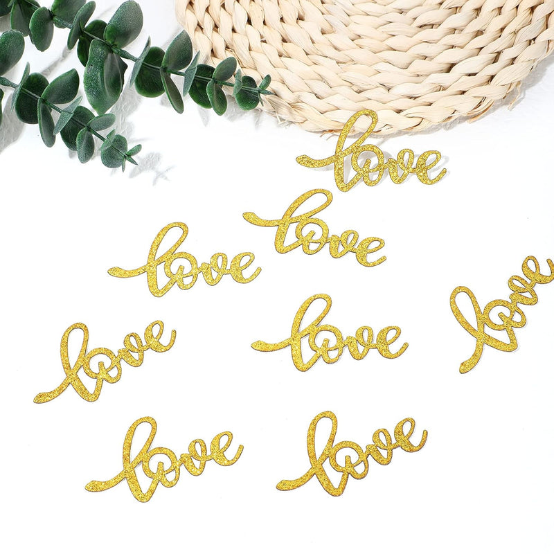 Wedding Table Decor Love Confetti Engagement Party Decorations Bridal